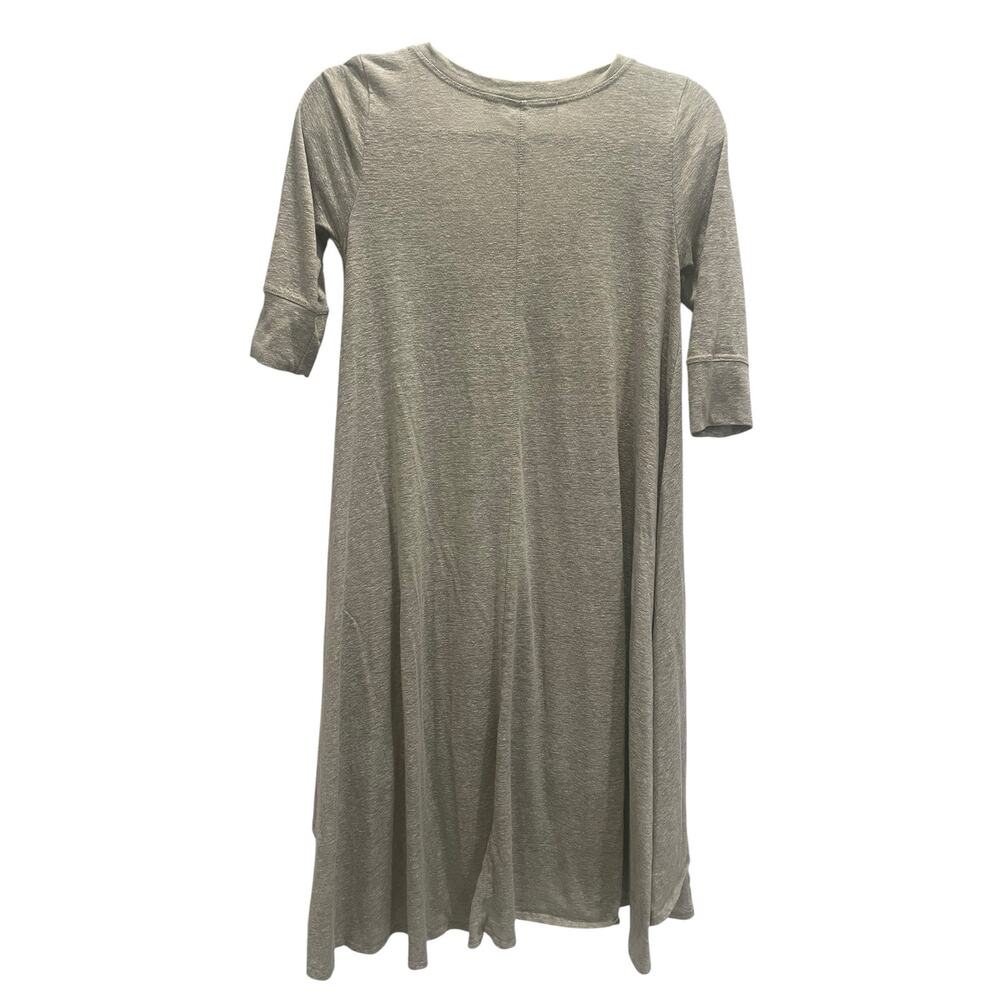 Free People Beach Henley High-Low Tunic Dress in Heather Grey Small - Picture 3 of 5
